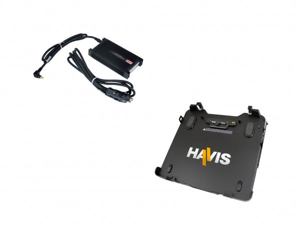 Havis Docking Station with Dual Pass-Through Antenna Connections for Panasonic TOUGHBOOK 33, 2-in-1