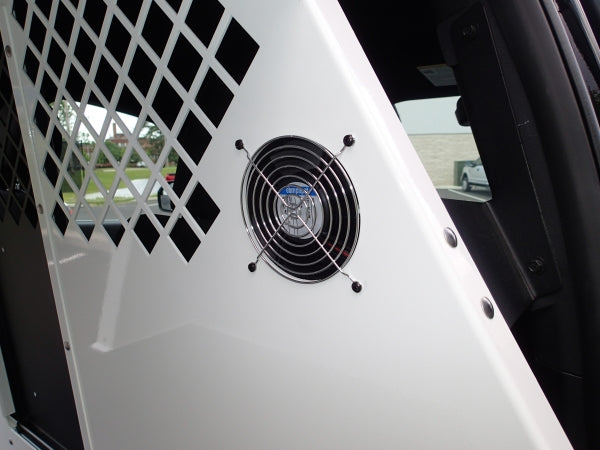 Havis Dual White K9 Divider with Door for 2015-2020 Chevrolet Tahoe Extended K9 Transport