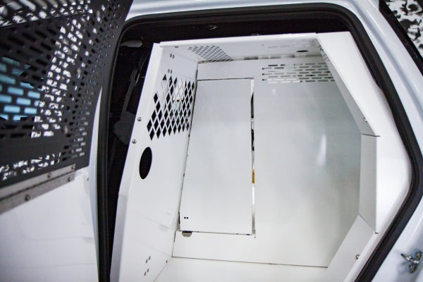 Havis Dual White K9 Divider with Door for 2021 Chevrolet Tahoe Extended K9 Transport