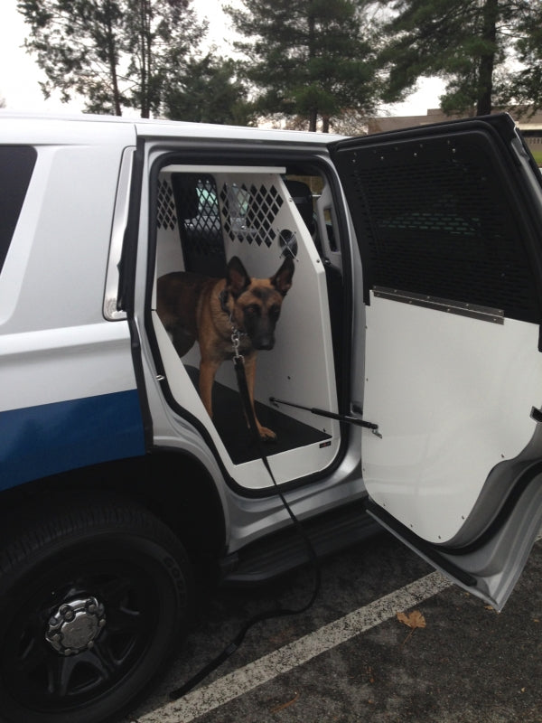Havis Extended White K9 Transport System for 2015-2020 Chevrolet Tahoe