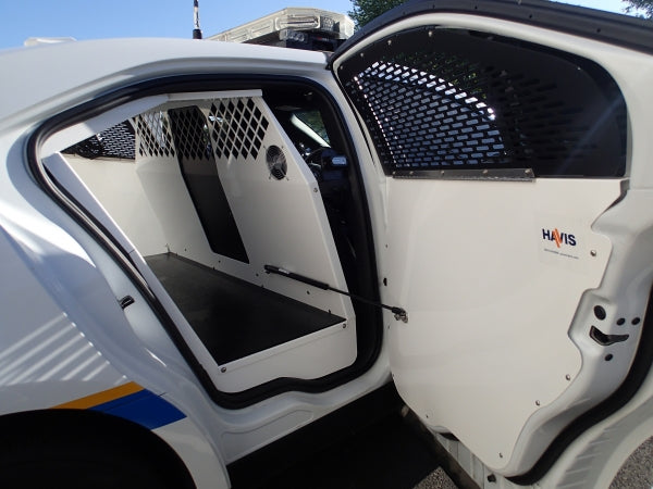 Havis Standard White K9 Transport System for 2013-2019 Ford Police Interceptor Sedan