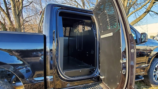 Havis Standard White K9 Transport System for 2017-2021 Ford F-Series