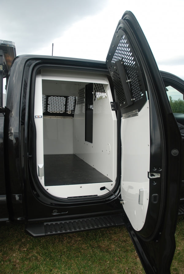 Havis Standard White K9 Transport System for 2017-2021 Ford F-Series