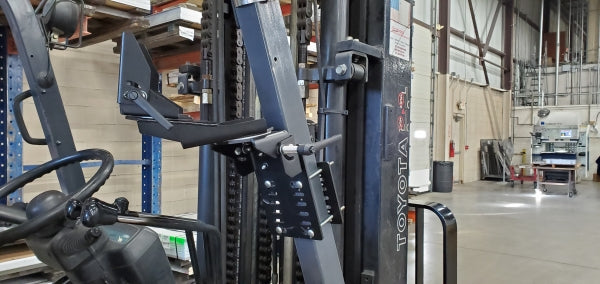 Havis Heavy-Duty Forklift Clamp Mount With 5" Extending Arm