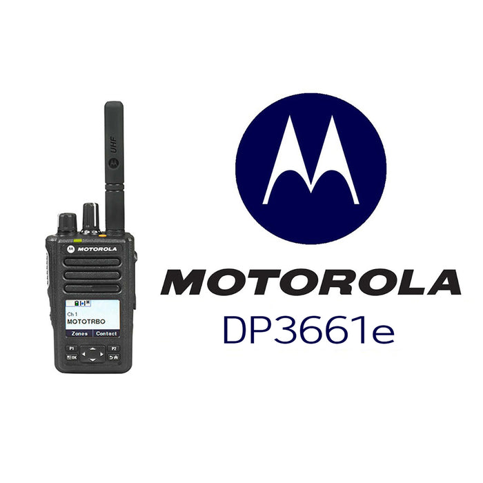 MOTOROLA MOTOTRBO™ DP3661E VHF 136-174MHz DIGITAL TWO-WAY RADIO