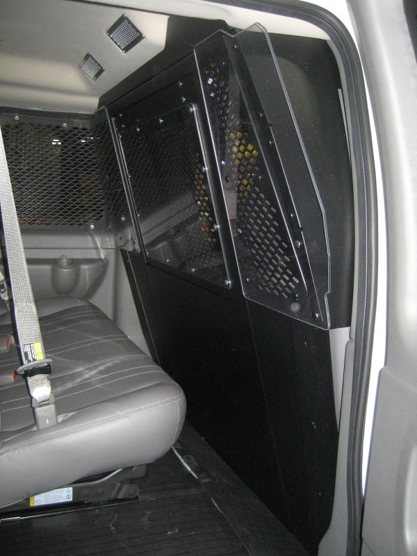 Havis Front Partition With Emergency Exit Hatch for Chevrolet Vans