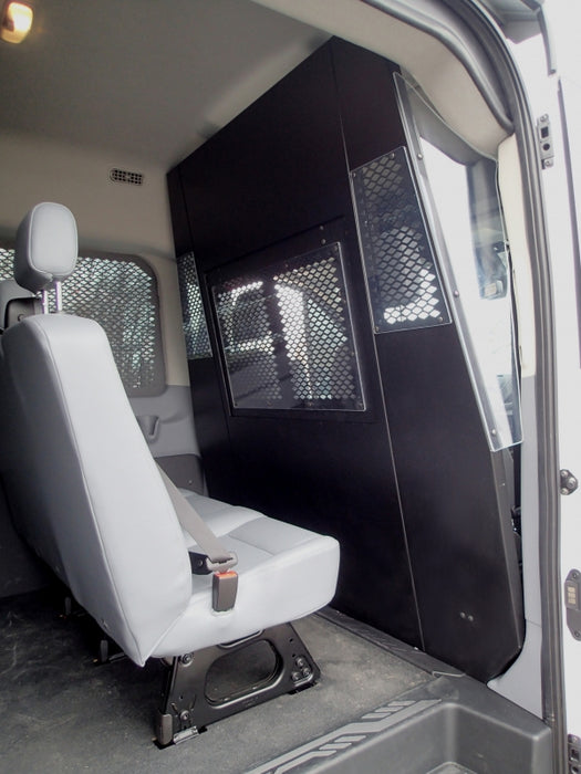 Havis Front partition for 2015-2021 Ford Transit window van with medium roof and side sliding door