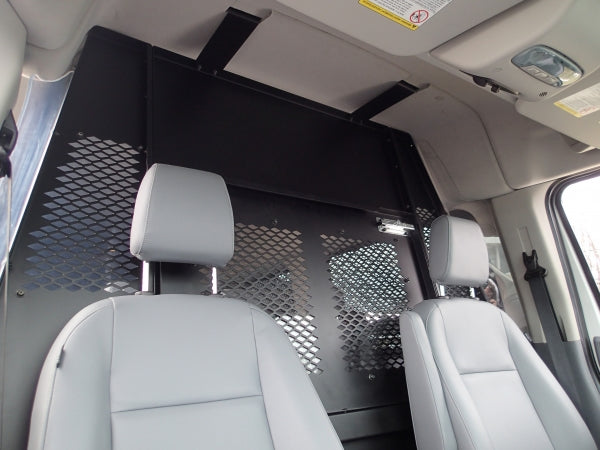 Havis Front partition for 2015-2021 Ford Transit window van with medium roof and side sliding door