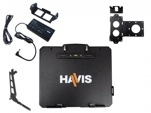 Havis Package - Docking Station with Triple Pass-Through RF Antenna Connections, LPS-140 (120W Vehic