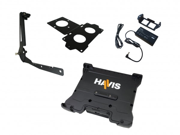 Havis Package - Cradle with Triple Pass-Through Antenna Connections and Screen Support, Power Supply