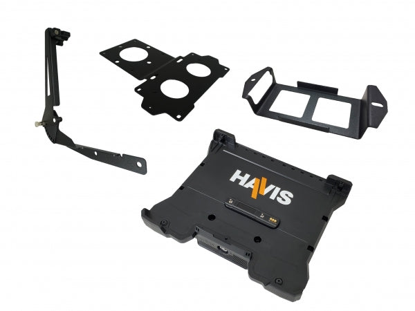 Havis Package - Cradle with Triple Pass-Through Antenna Connections, Screen Support, Panel Mount Bra