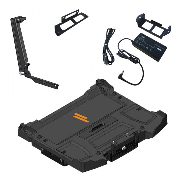 Havis Docking Station for Getac's S410 Notebook with Power Supply and Mounting Brackets, and Havis S