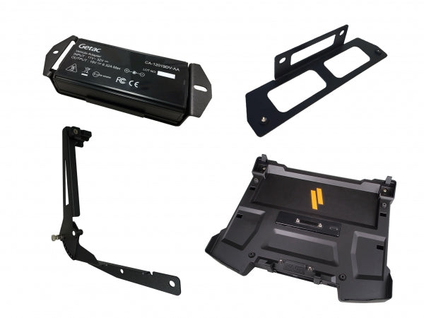 Havis Cradle for Getac's S410 Notebook (no dock) with Power Supply and Mounting Brackets, and Havis