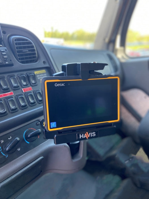 Havis Electronic Logging Device Cup Holder Solution for GETAC Z710 and ZX70 Rugged Tablets