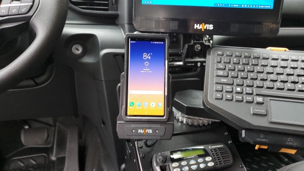 Havis Samsung Galaxy S10 Package - Havis Phone Dock with Adapter & Juggernaut.Case IMPCT Smartphone