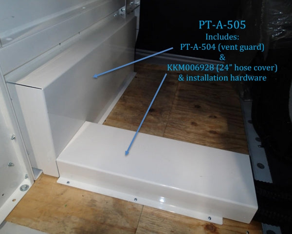 Havis Prisoner Transport option to be used with PT-A-503 vent adaptor kit