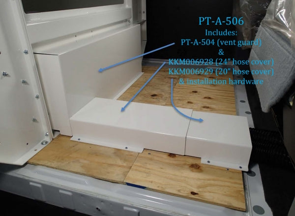 Havis Prisoner Transport option to be used with PT-A-503 vent adaptor kit