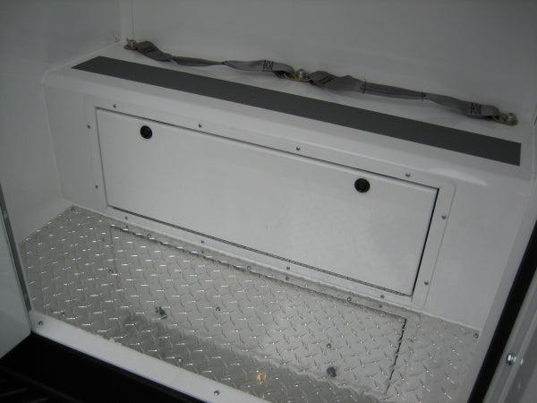 Havis Prisoner Transport Locking Under-Bench Storage Option