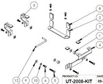 Load image into Gallery viewer, Havis Adaptor Lug Kit to secure Panasonic Q1 &amp; Q2 in Universal Rugged Cradle UT-2001
