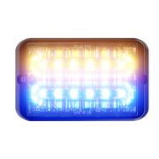 Abrams Bold 12 LED Grille Light Head - Amber/Blue