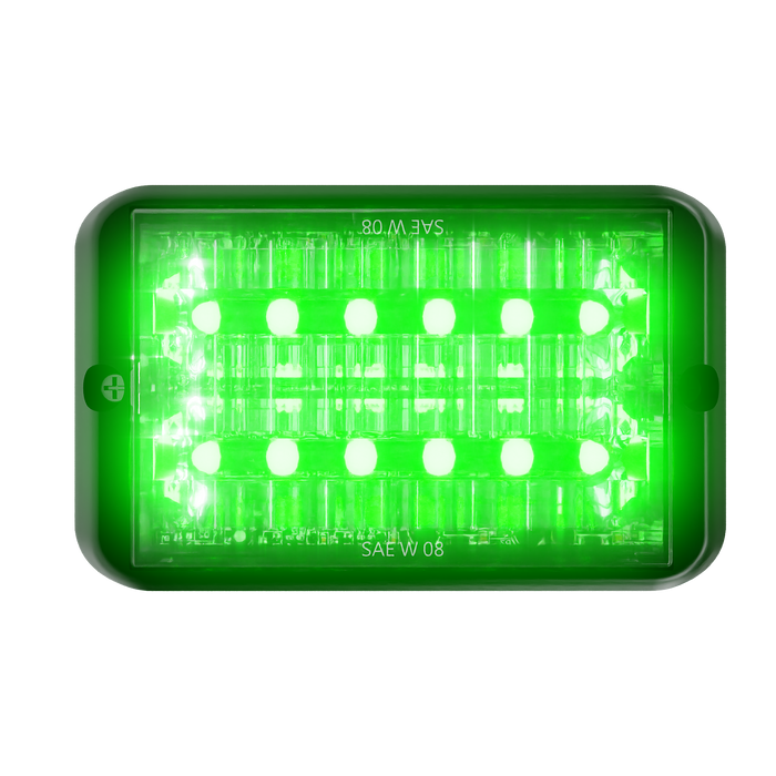 Abrams Bold 12 LED Grille Light Head - Green