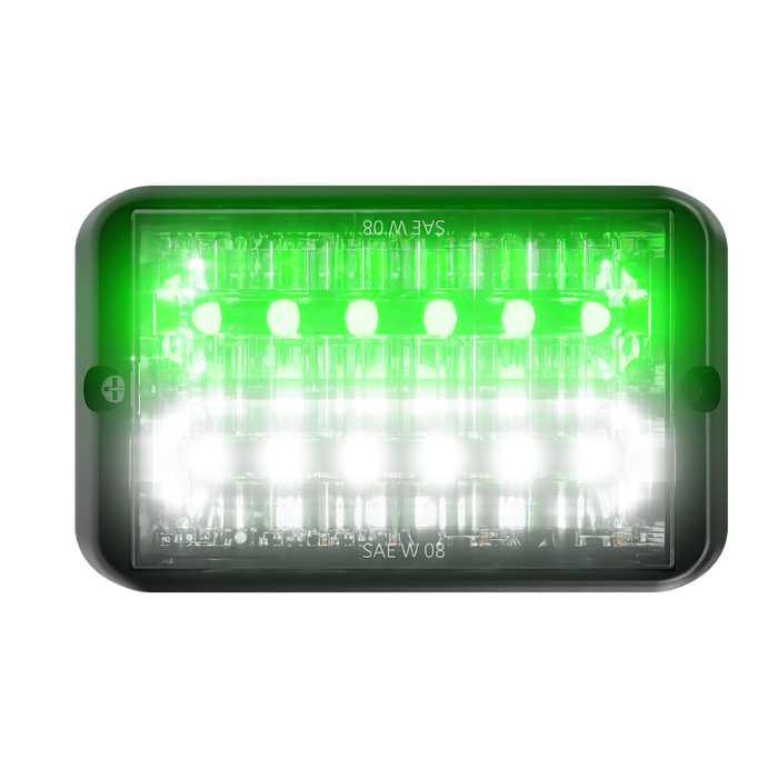 Abrams Bold 12 LED Grille Light Head - Green/White