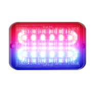 Abrams Bold 12 LED Grille Light Head - Red/Blue