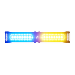 Load image into Gallery viewer, Abrams Focus 200 Series LED Dash &amp; Deck Lightstick - Amber/Blue
