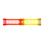 Load image into Gallery viewer, Abrams Focus 200 Series LED Dash &amp; Deck Lightstick - Amber/Red
