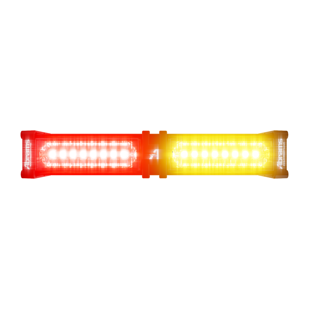 Abrams Focus 200 Series LED Dash & Deck Lightstick - Amber/Red