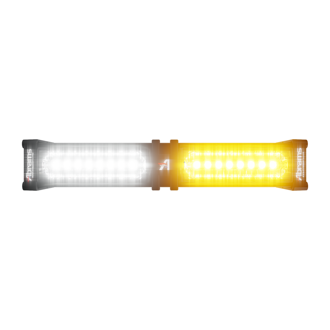 Abrams Focus 200 Series LED Dash & Deck Lightstick - Amber/White