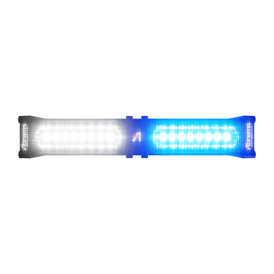 Abrams Focus 200 Series LED Dash & Deck Lightstick - Blue/White