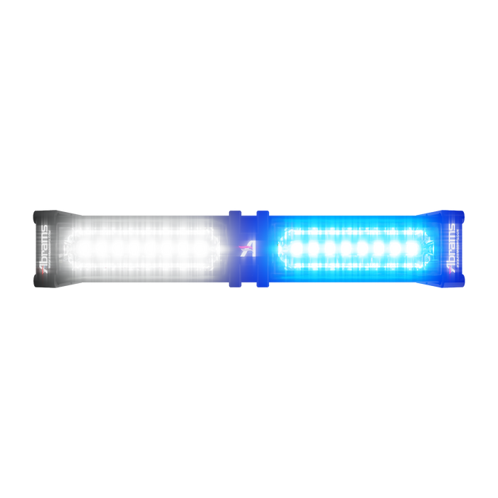 Abrams Focus 200 Series LED Dash & Deck Lightstick - Blue/White
