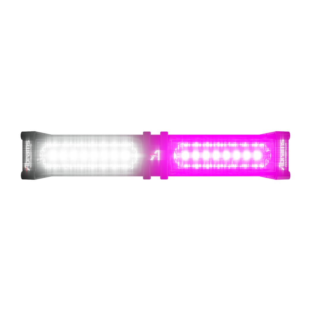 Abrams Focus 200 Series LED Dash & Deck Lightstick - Purple/ White