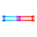 Load image into Gallery viewer, Abrams Focus 200 Series LED Dash &amp; Deck Lightstick - Red/Blue
