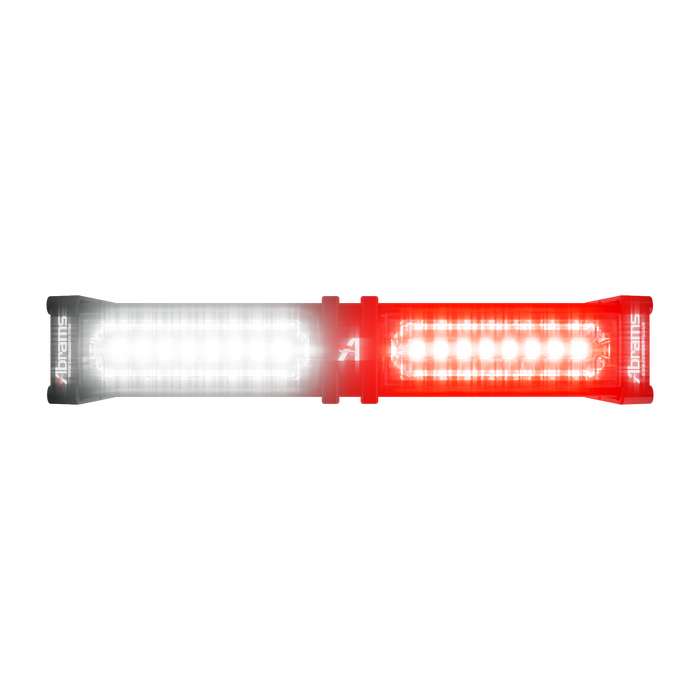 Abrams Focus 200 Series LED Dash & Deck Lightstick - Red/White