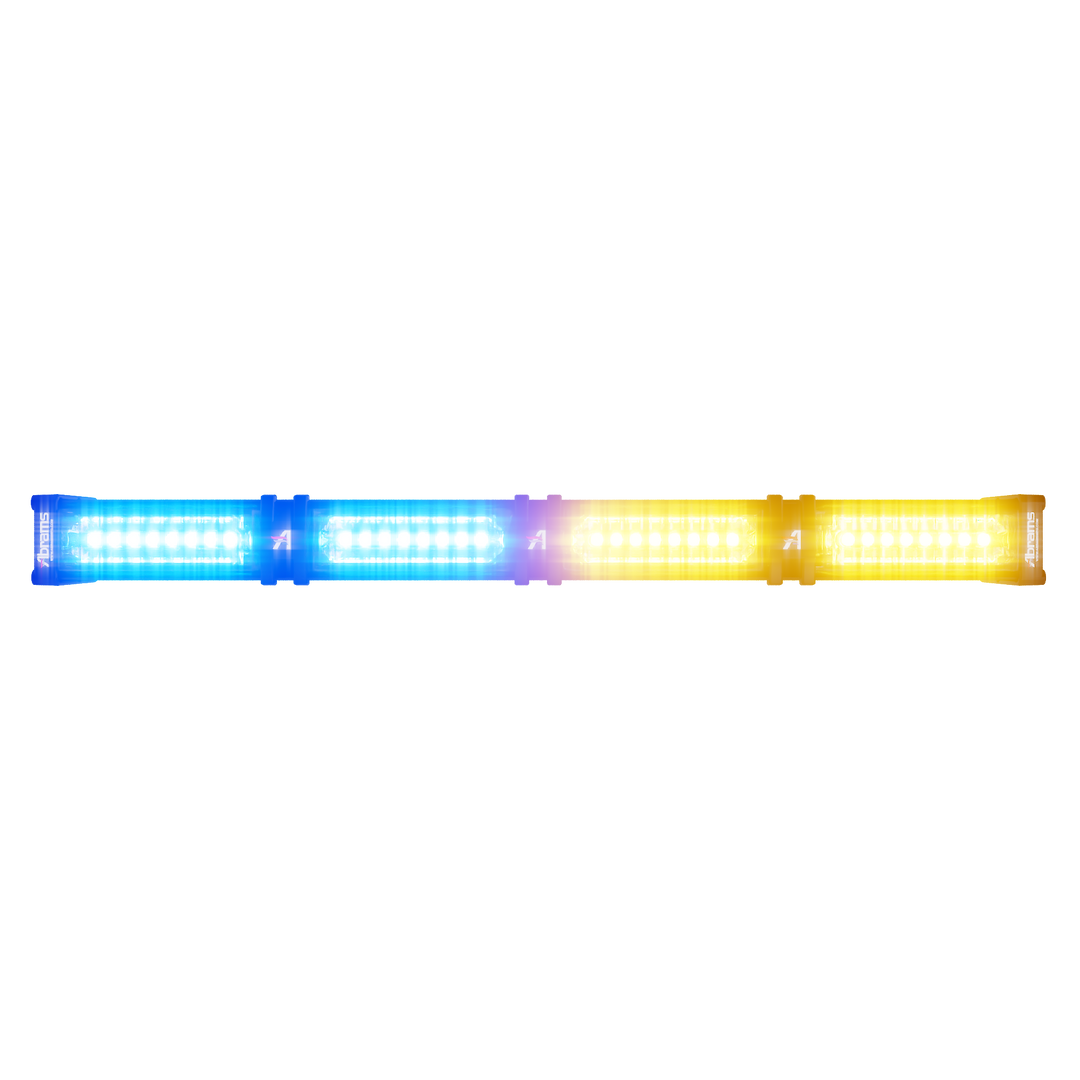 Abrams Focus 400 Series LED Dash & Deck Lightstick - Amber/Blue