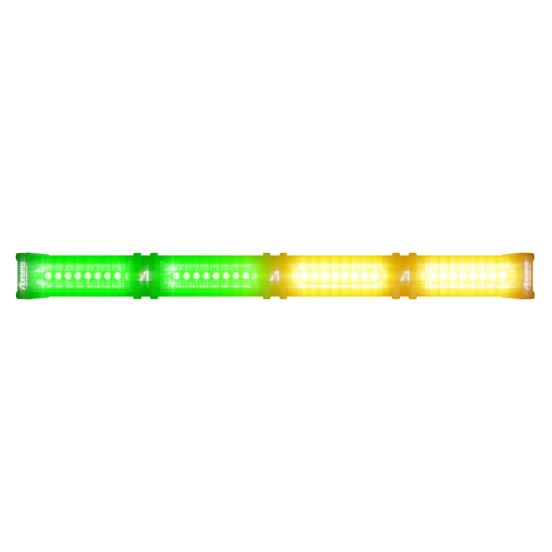 Abrams Focus 400 Series LED Dash & Deck Lightstick - Amber/Green