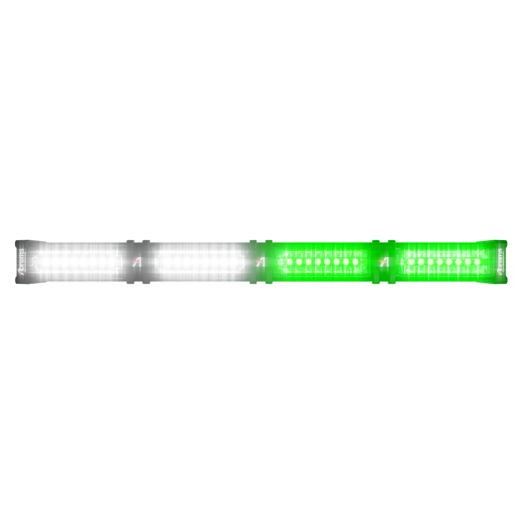 Abrams Focus 400 Series LED Dash & Deck Lightstick - Green/White