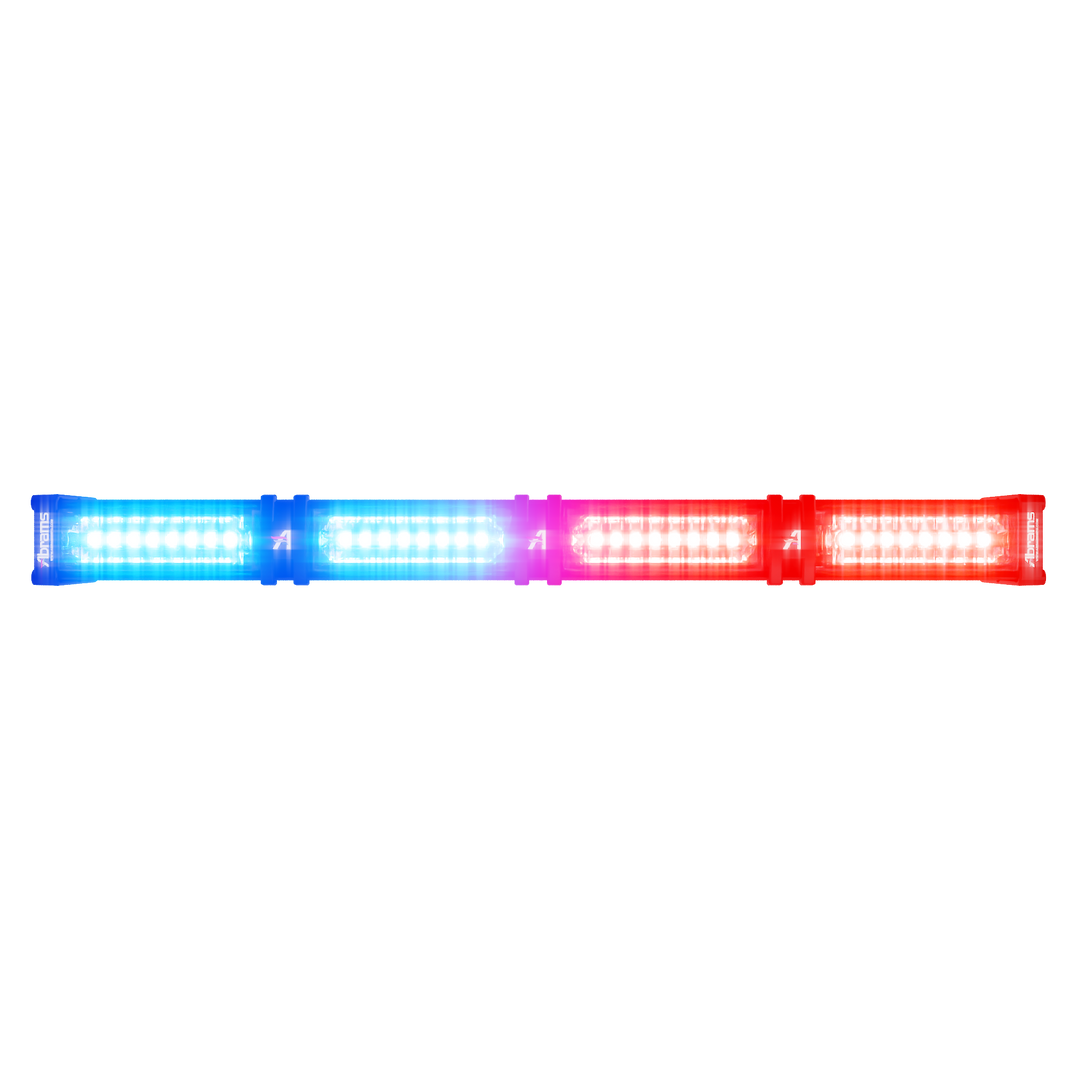 Abrams Focus 400 Series LED Dash & Deck Lightstick - Red/Blue