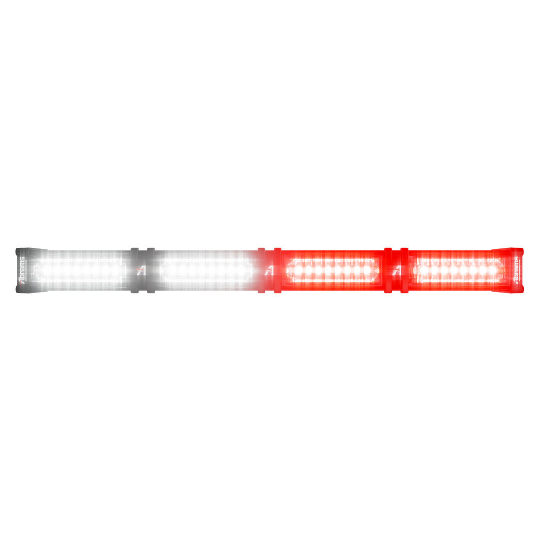 Abrams Focus 400 Series LED Dash & Deck Lightstick - Red/White