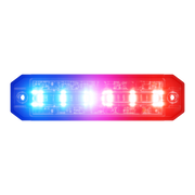 Abrams Ultra 6 LED Grill Light Head - Red/Blue