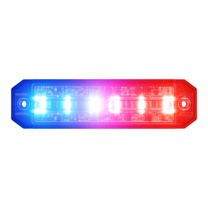 Abrams Ultra 6 LED Grill Light Head - Red/Blue
