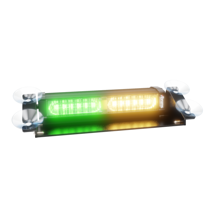 Abrams Focus 2X Series LED Dash & Deck Light - Amber/Green