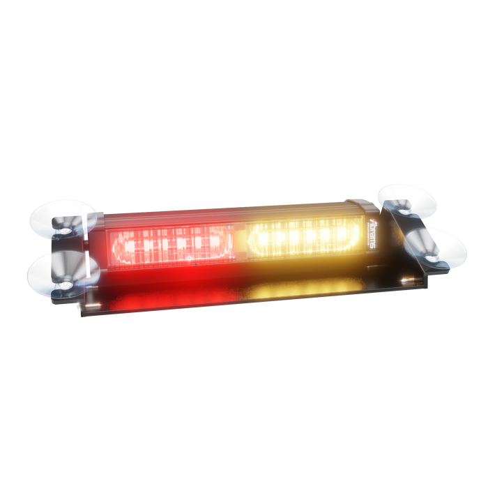 Abrams Focus 2X Series LED Dash & Deck Light - Amber/Red