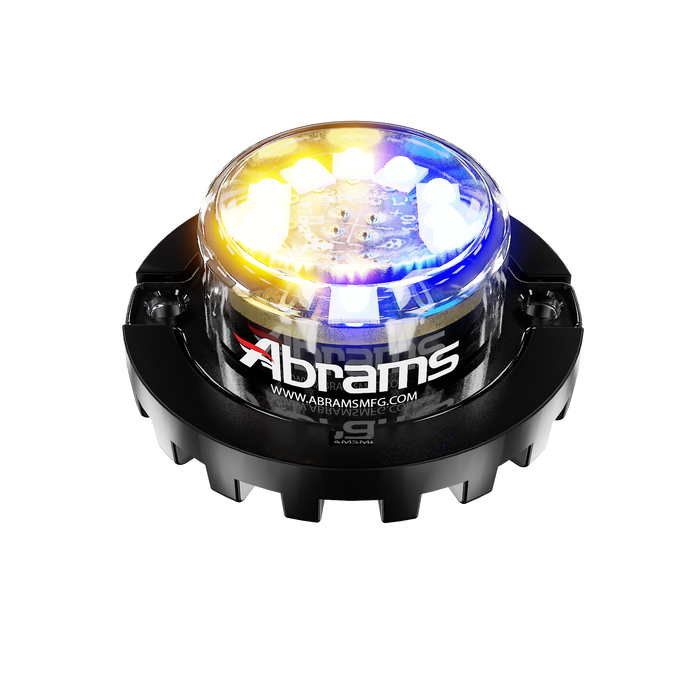 Abrams Blaster 120 - 12 LED Hideaway Surface Mount Light - Amber/Blue