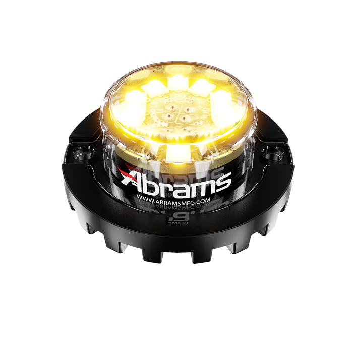 Abrams Blaster 120 - 12 LED Hideaway Surface Mount Light - Amber
