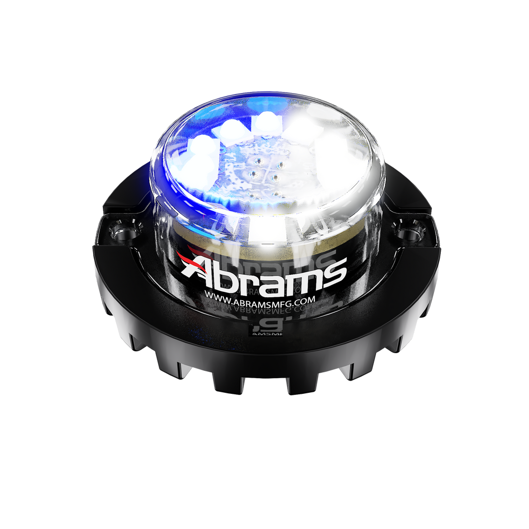 Abrams Blaster 120 - 12 LED Hideaway Surface Mount Light - Blue/White