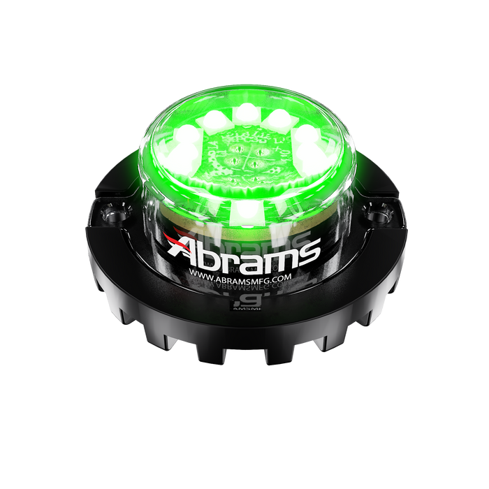 Abrams Blaster 120 - 12 LED Hideaway Surface Mount Light - Green