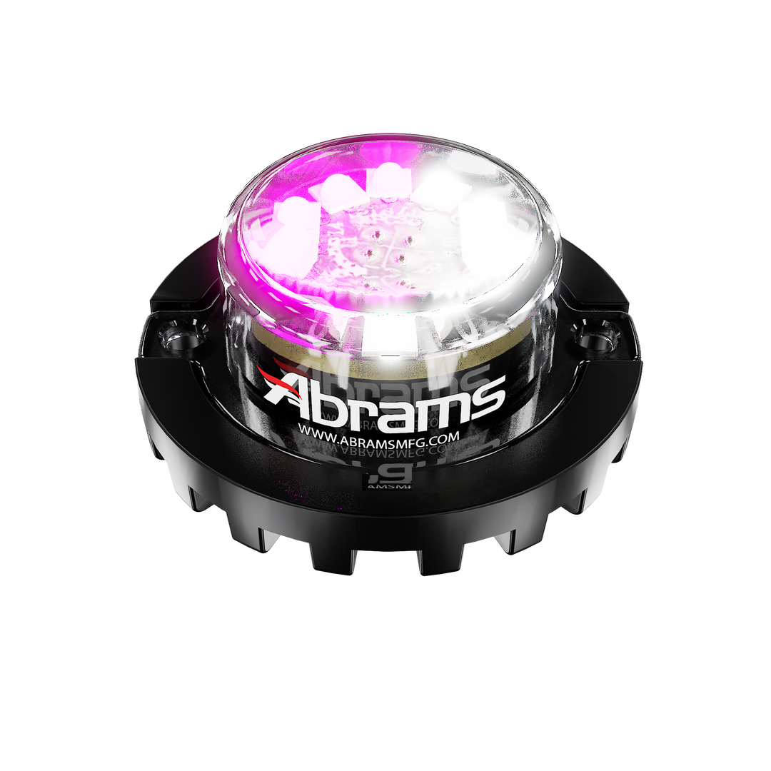 Abrams Blaster 120 - 12 LED Hideaway Surface Mount Light - Purple/ White